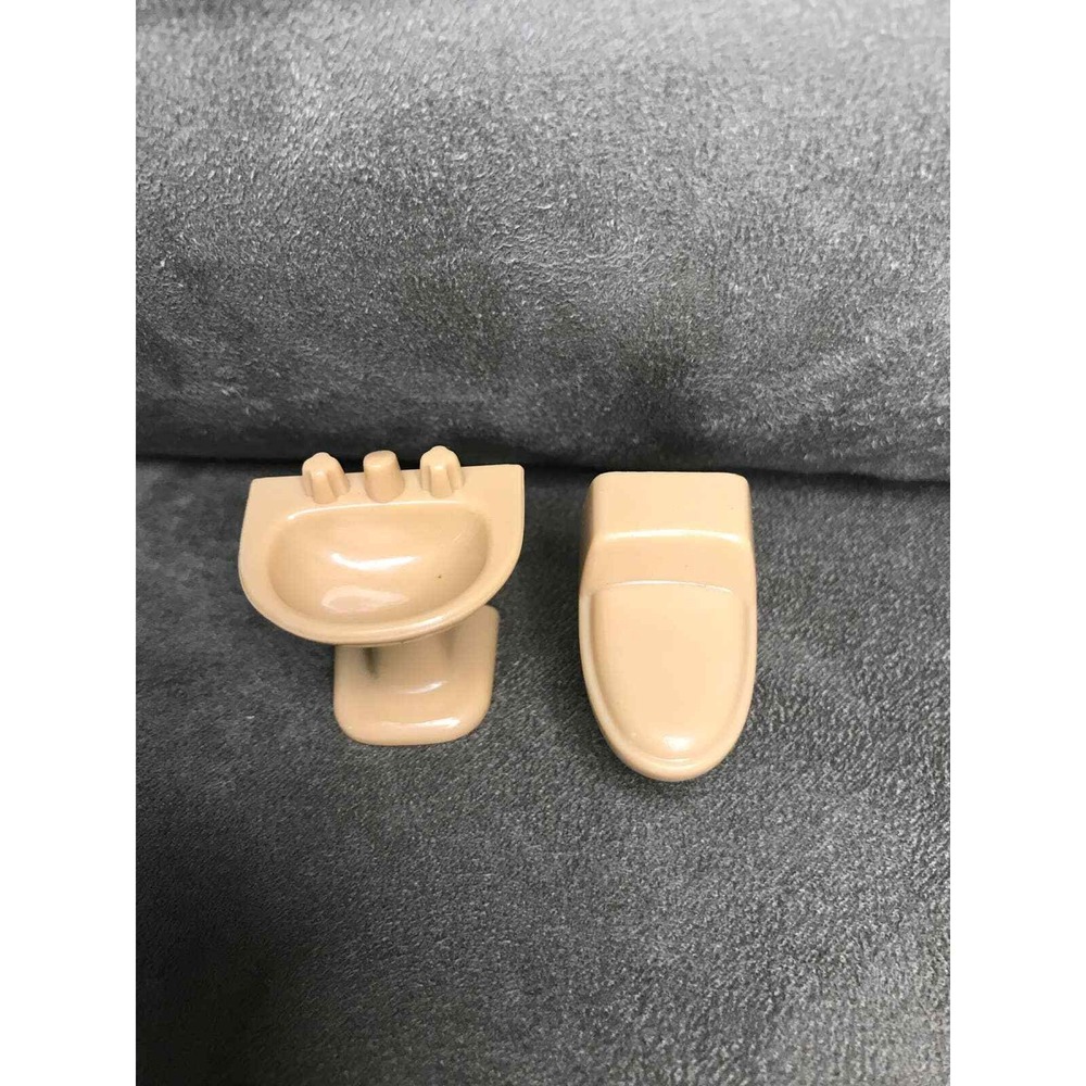Pretend Play Toilet Sink Lavatory‎ Dollhouse